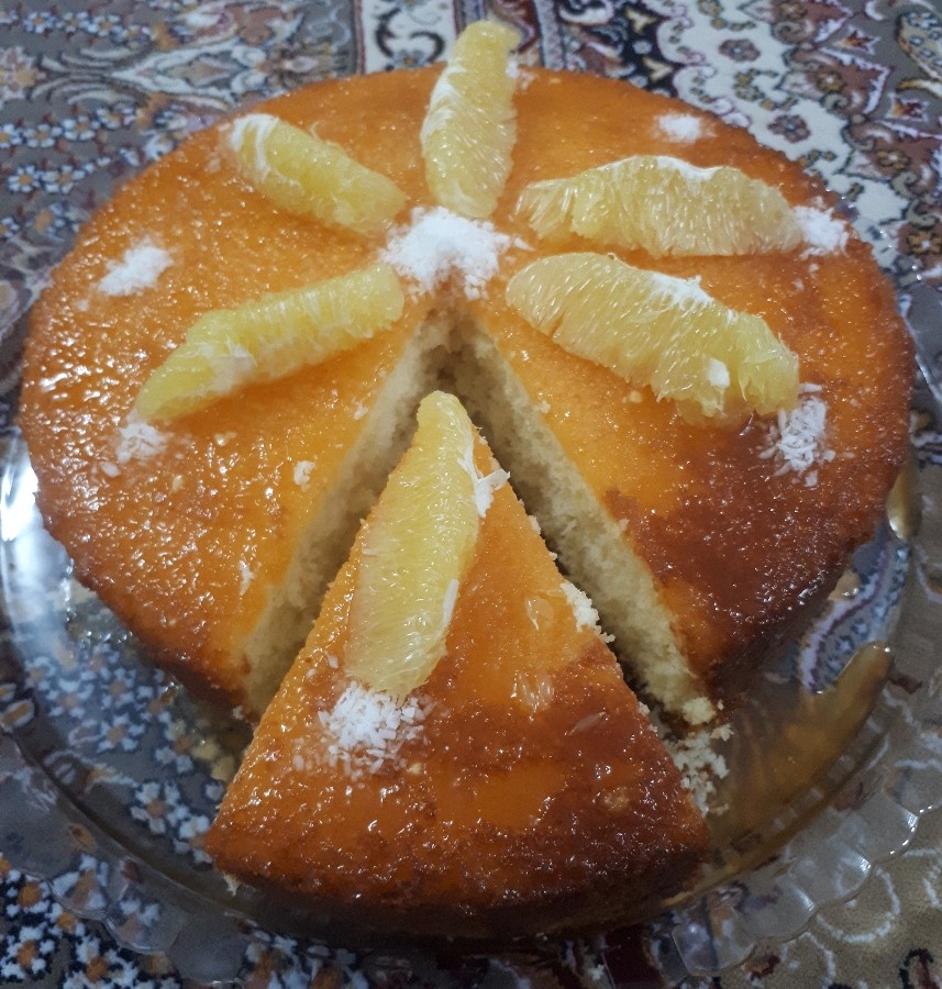 عکس کیک پرتقالی خیس ،بهنام پز