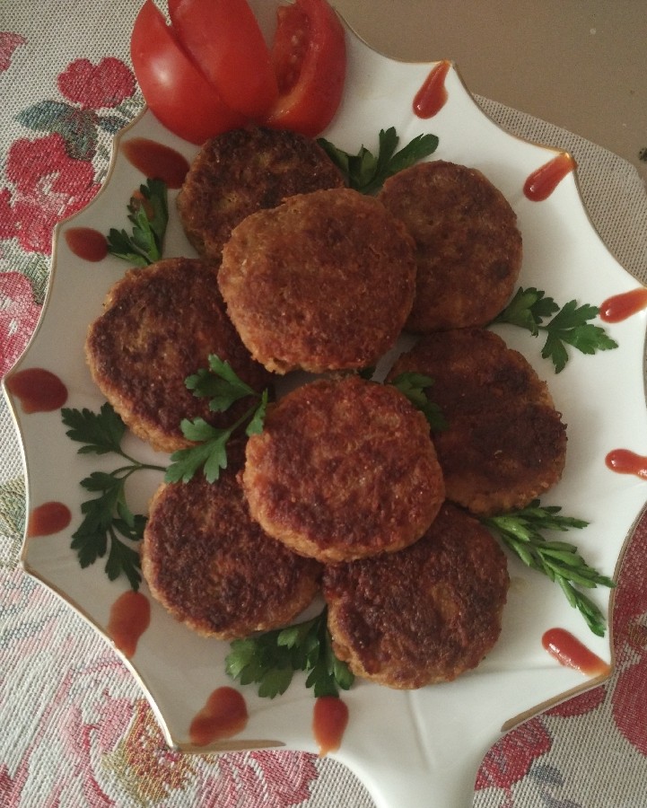 کتلت گوشت و سیب زمینی