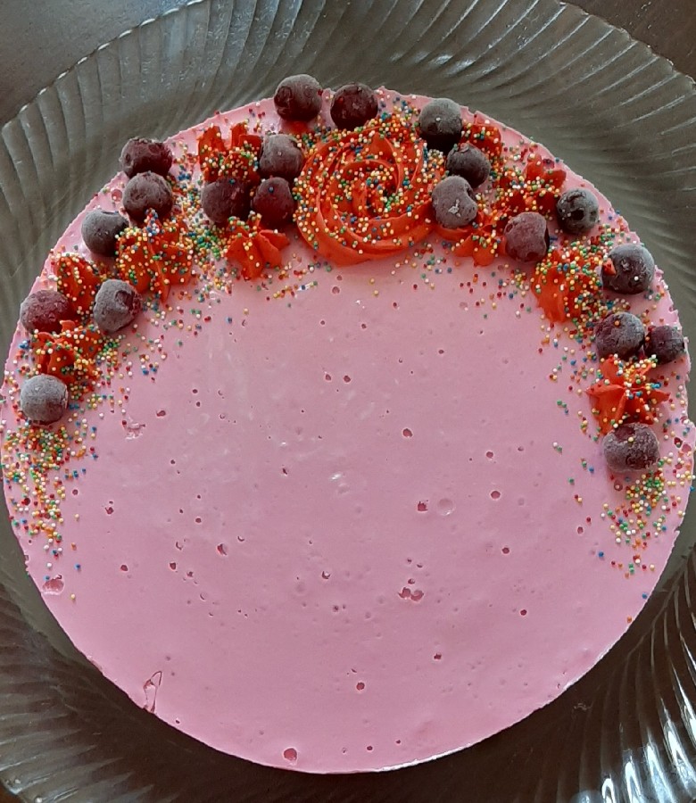 عکس چیز کیک میوه ای