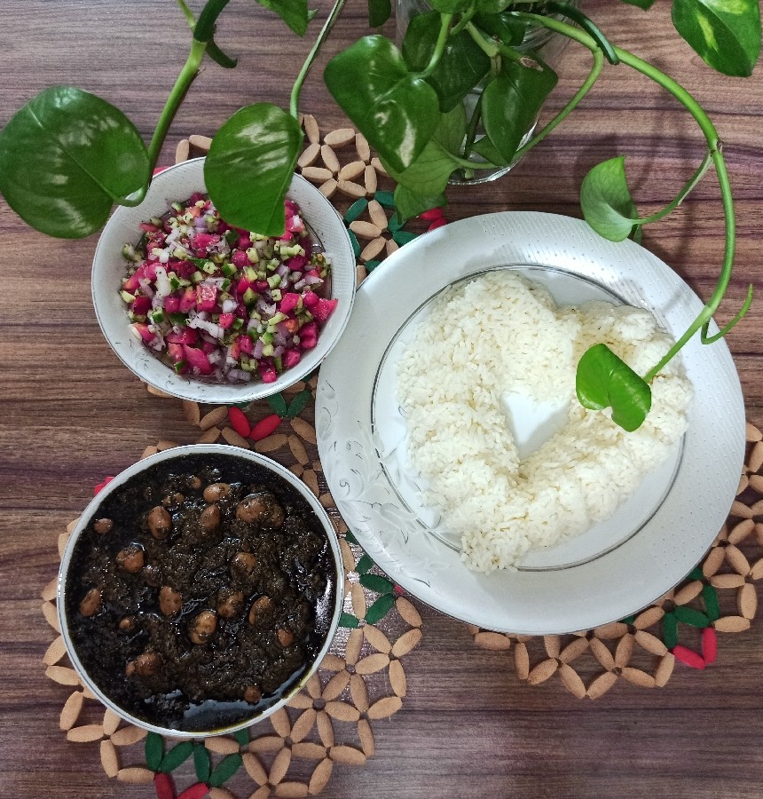 عکس خورش سبزی اهوازی???
