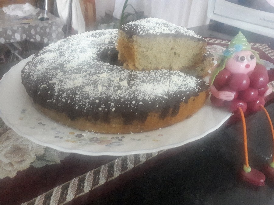 کیک نسکافه ای با دستور مامان حنا و حسام عزیز   
فوق العاده خوشمزه و خوش بافت