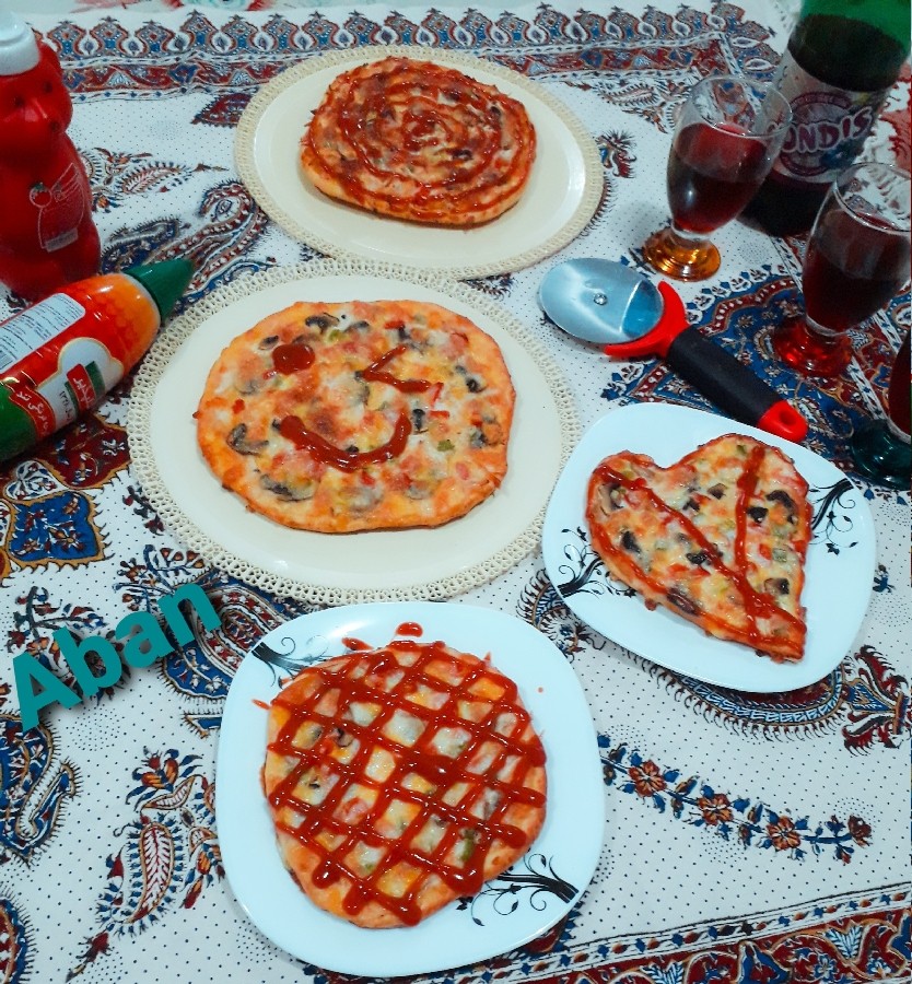 عکس پیتزا با خمیر جادویی 