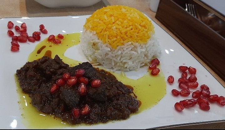 عکس خورش انار