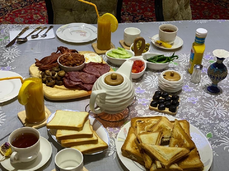 عکس میز صبحانه