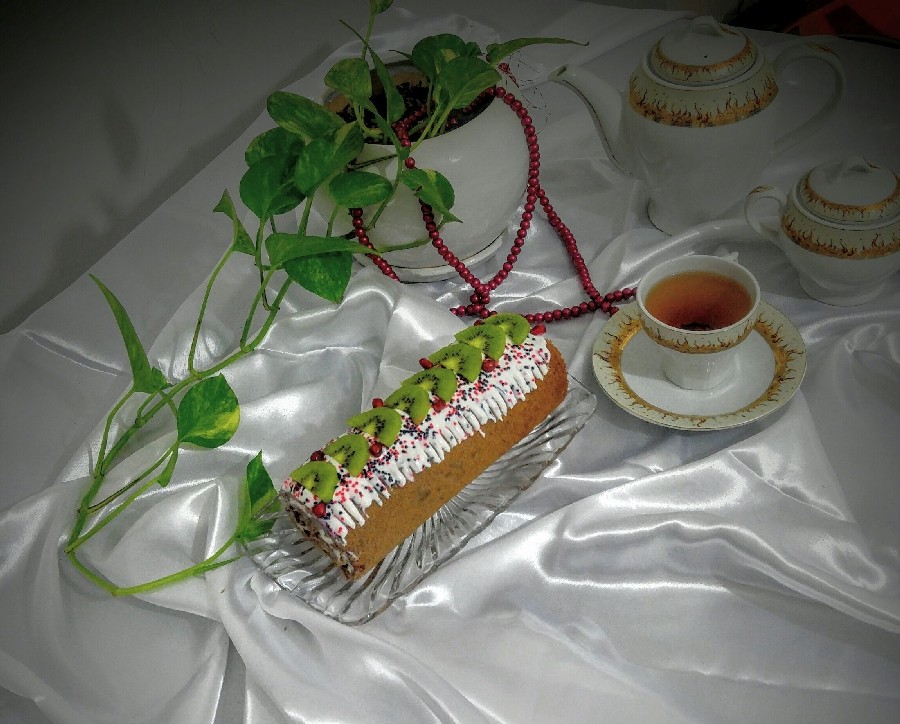 عکس رولت خامه ای