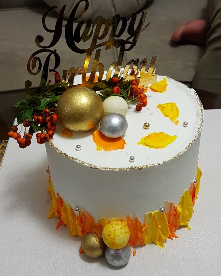 عکس کیک من به مناسبت تولد خواهرشوهر عزیزم