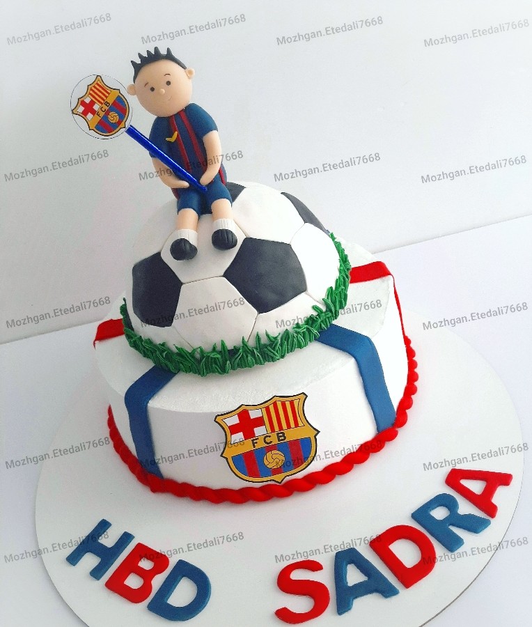 عکس کیک بارسلونا