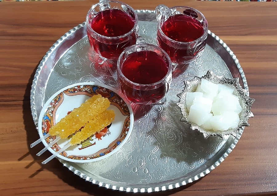 عکس چایی و قند البته باطعم ژله