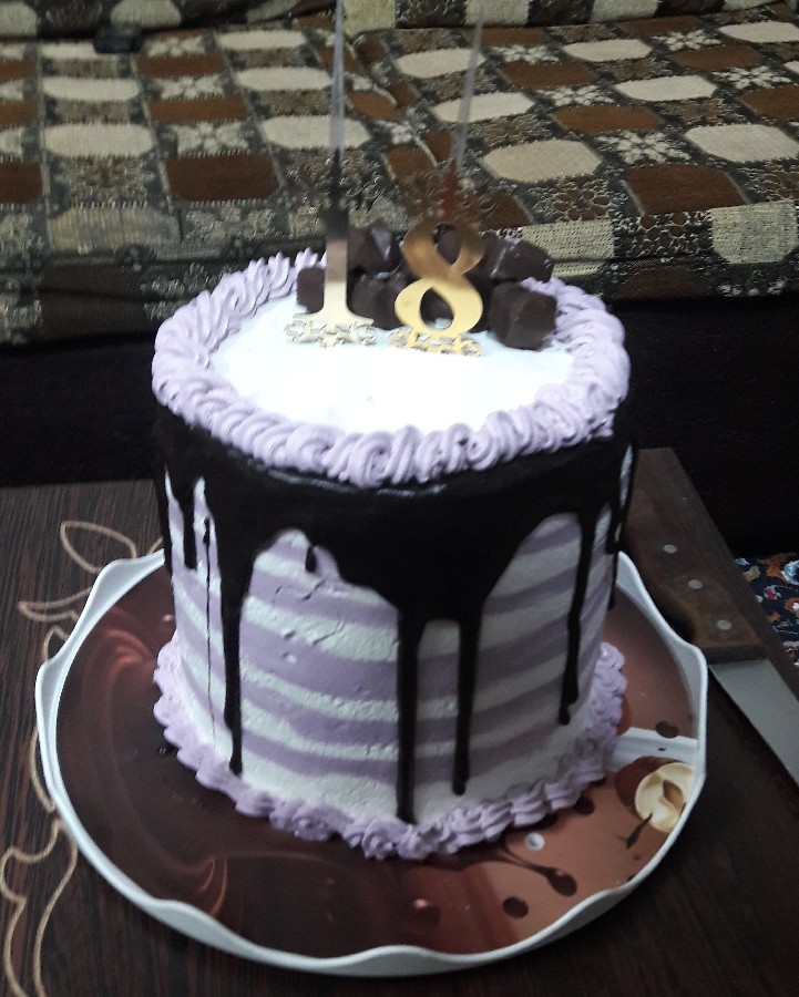 عکس این هم کیک تولد برای پسر خواهر جان