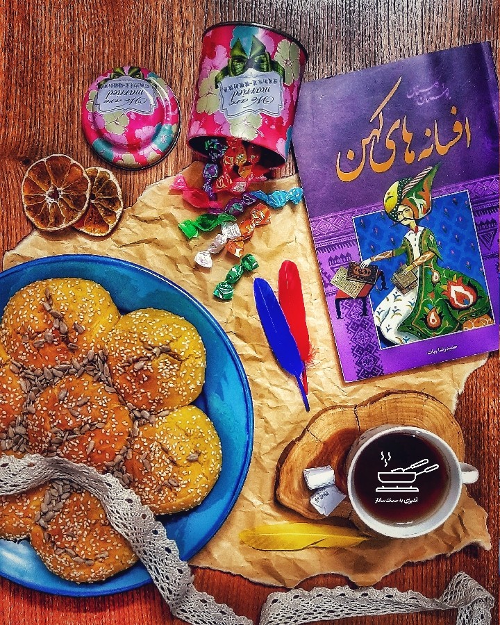 عکس نان شیرمال خانگی