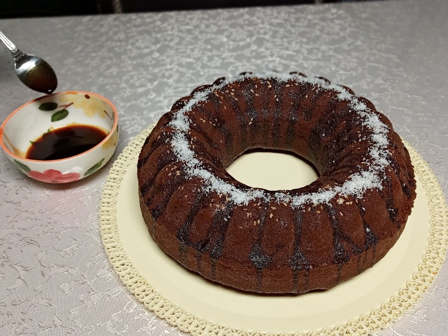 عکس کیک خرمایی