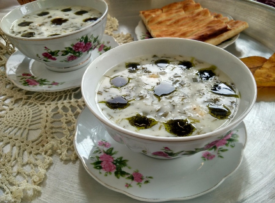 عکس آش دوغ اردبیل (آیران آشی)