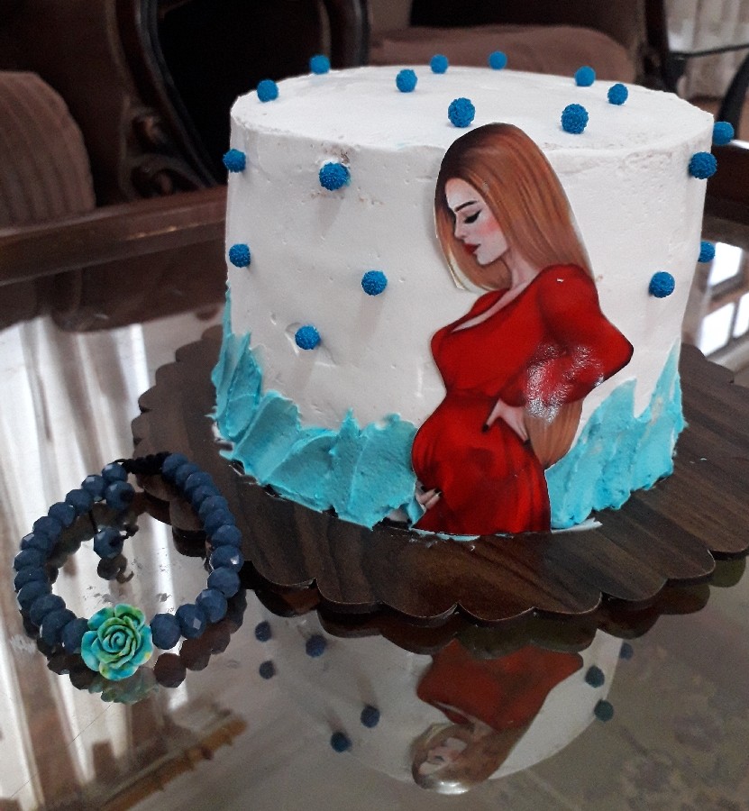 عکس کیک بارداری
