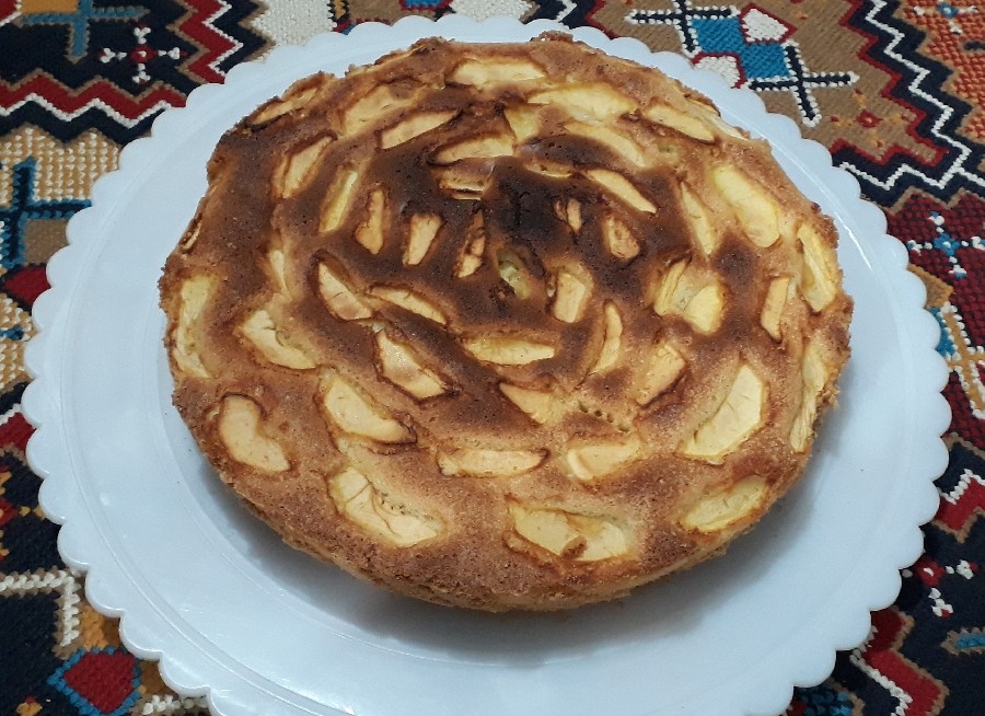 عکس کیک سیب رژیمی(پای سیب،شارلوت)
