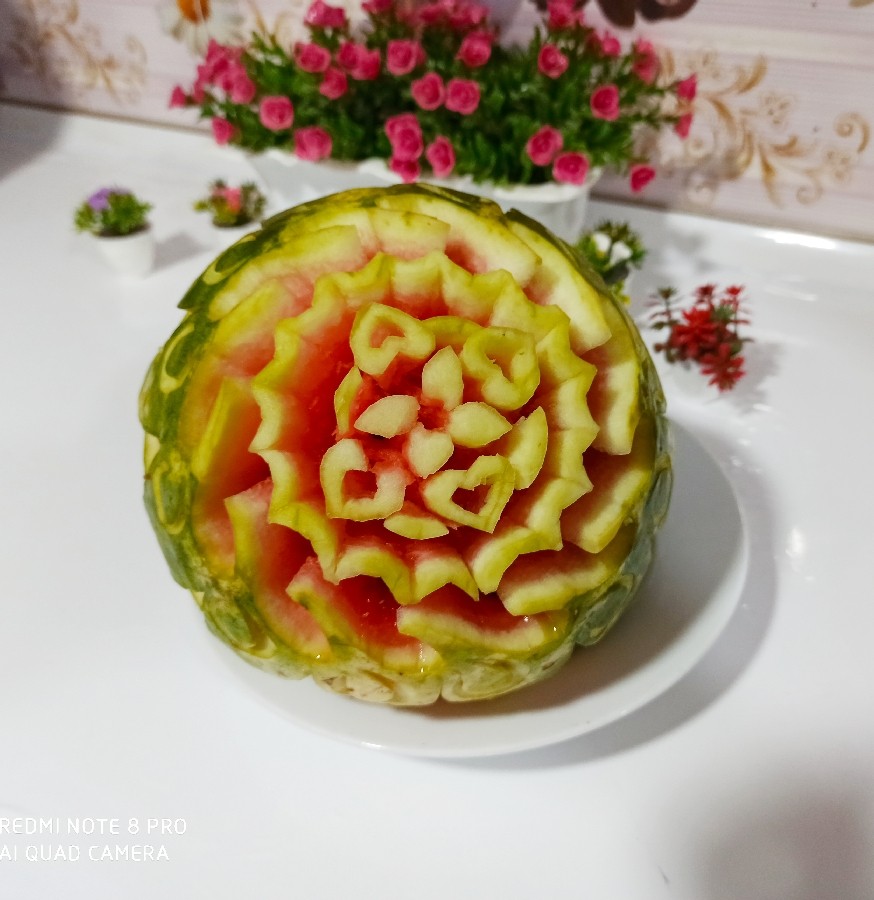 عکس حکاکی هندوانه