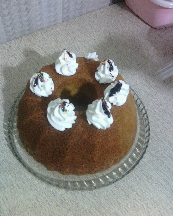 عکس اولین کیک سفارشی من