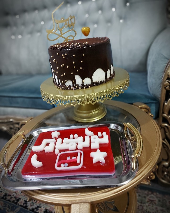 عکس کیک تولد و ژله پری پز 