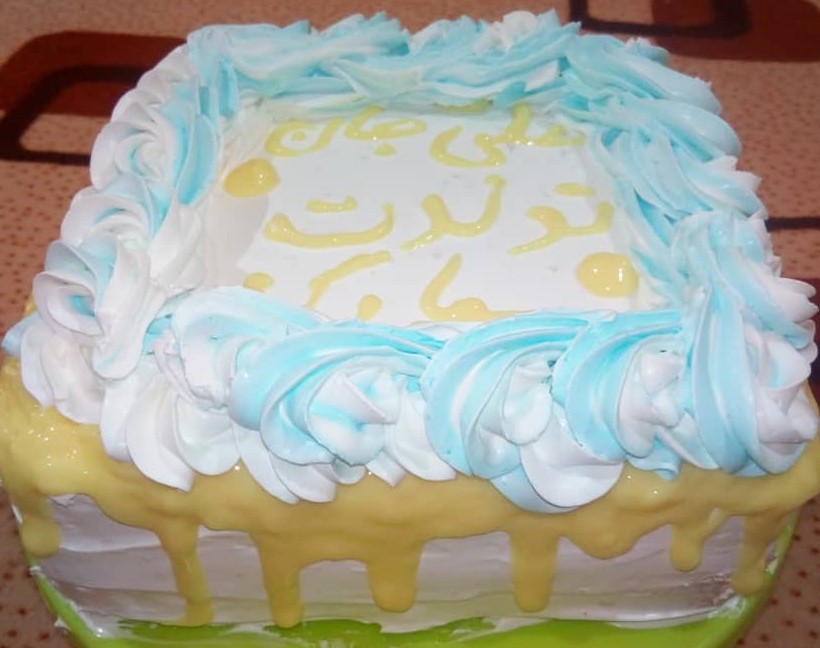 عکس کیک تولد پسرم آقا علی