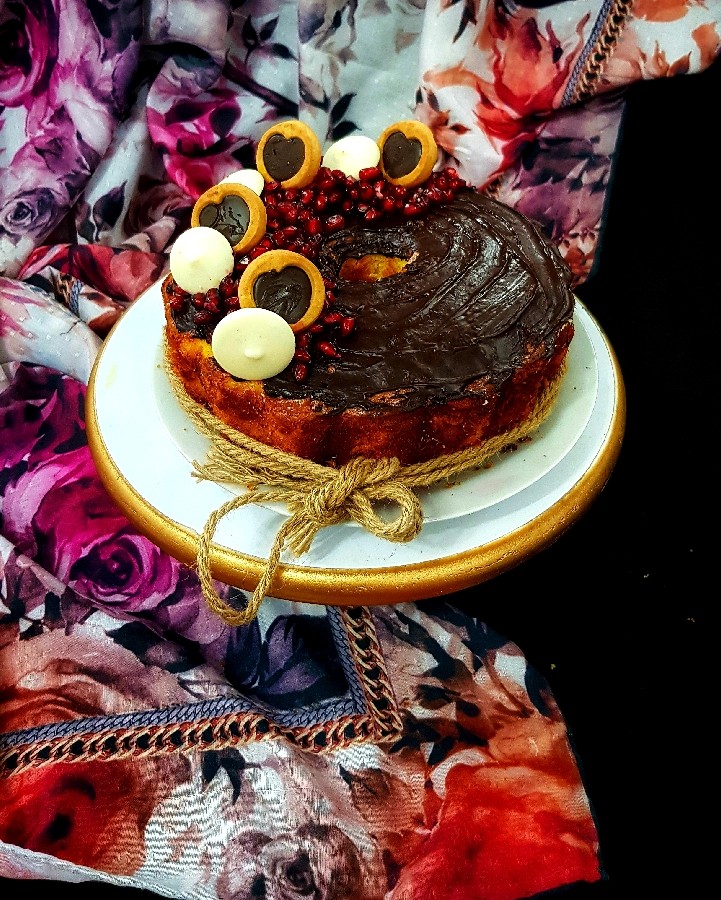عکس کیک با رویه شکلات