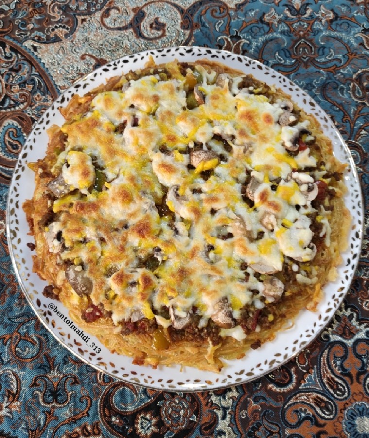 پیتزای ماکارونی❤️