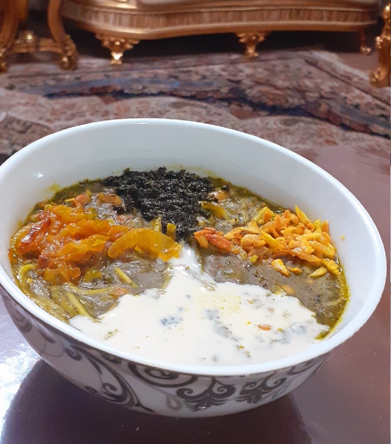 عکس آش رشته تویه روز برفی???