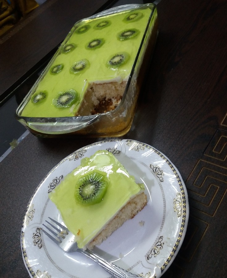 عکس کیک پودینگ ژله ای