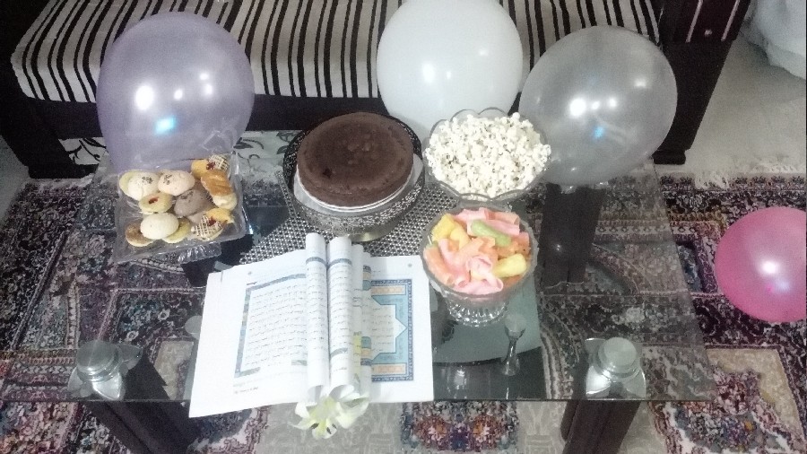 عکس جشن قران دختر گلی