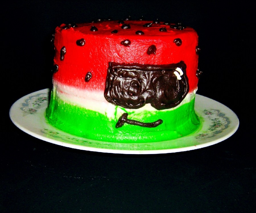 عکس کیک هندوانه
#ویژه یلدا