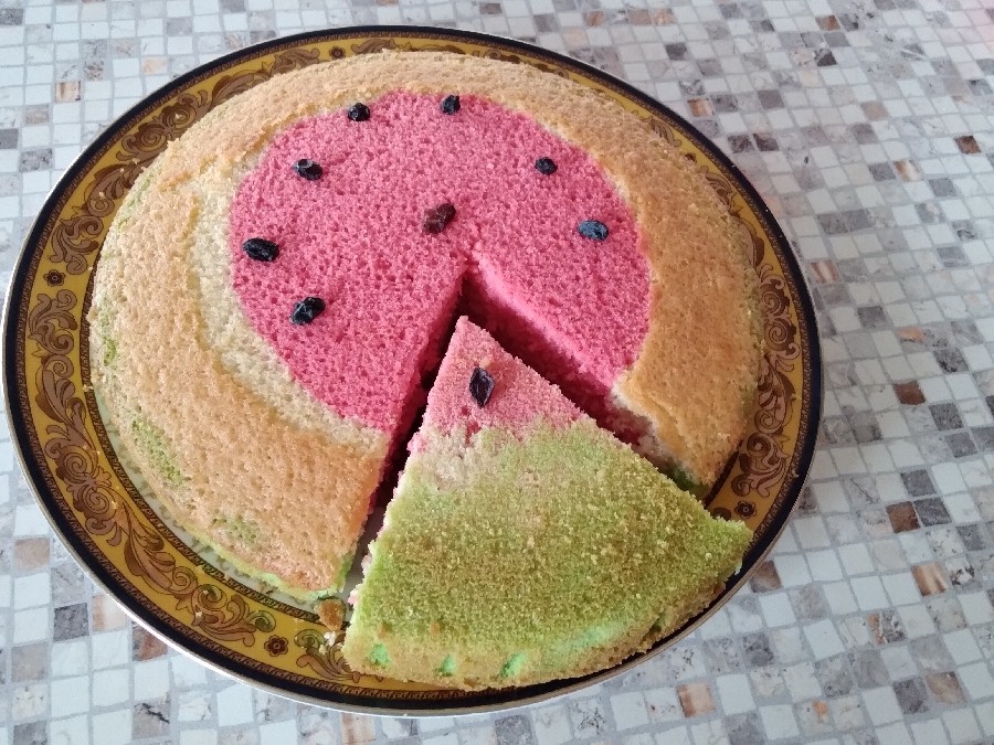عکس کیک هندوانه برای یلدا