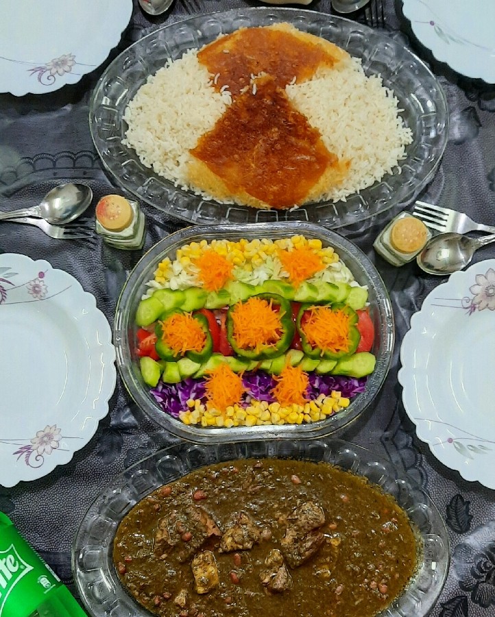 عکس قورمه سبزی رژیمی ورق بزنین لطفا