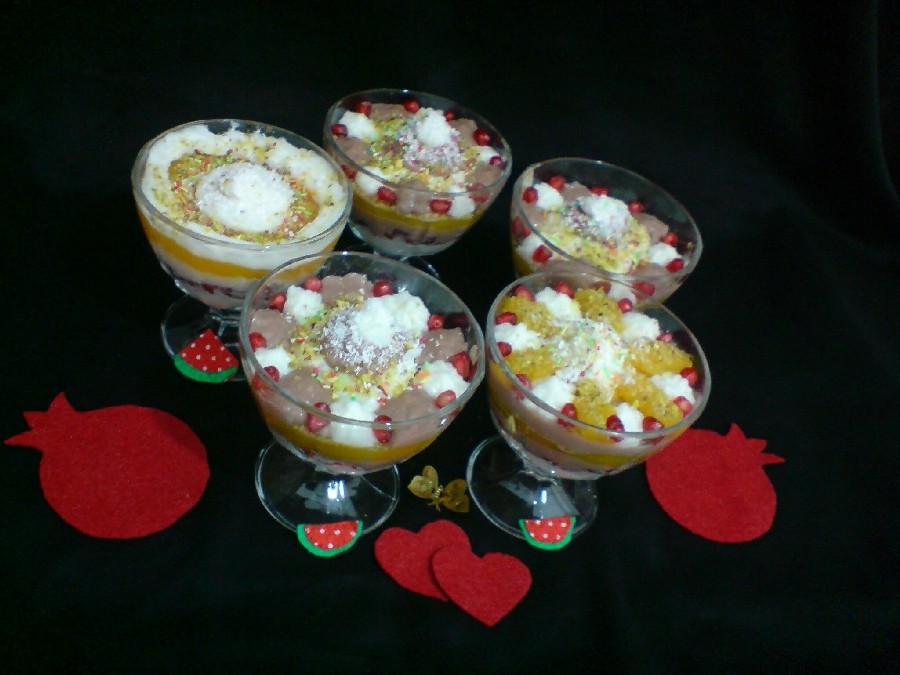 محلبی کدو حلوایی ایده شب یلدا