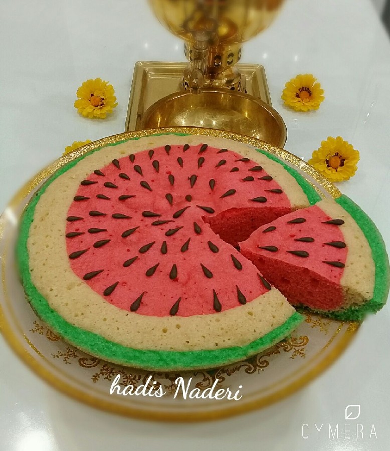 عکس کیک هندوانه ویژه یلدا 
