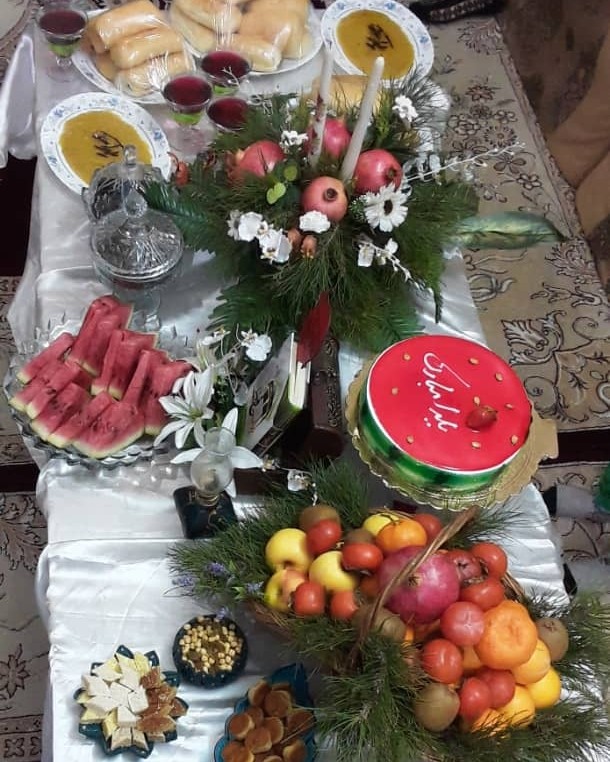 عکس سفره یلدای من