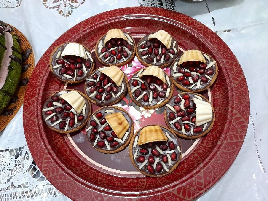 عکس شکلات اناری ،کیک ،باسلوق ژله هندوانه