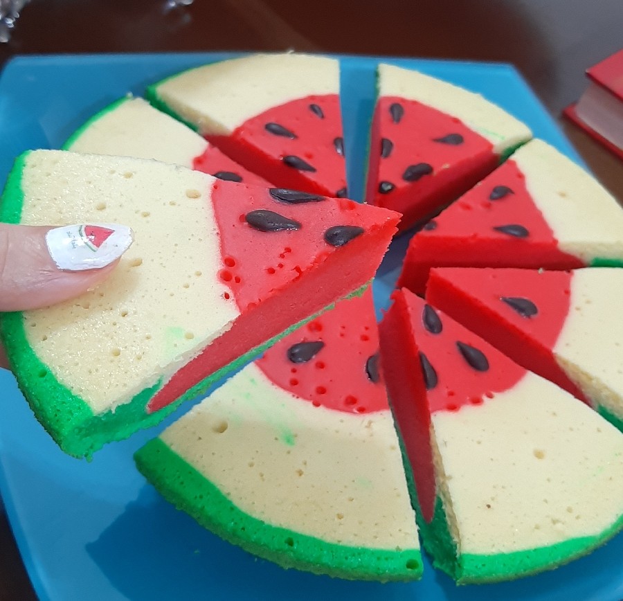 عکس کیک هندوانه بدون فِر
ایده یلدایی