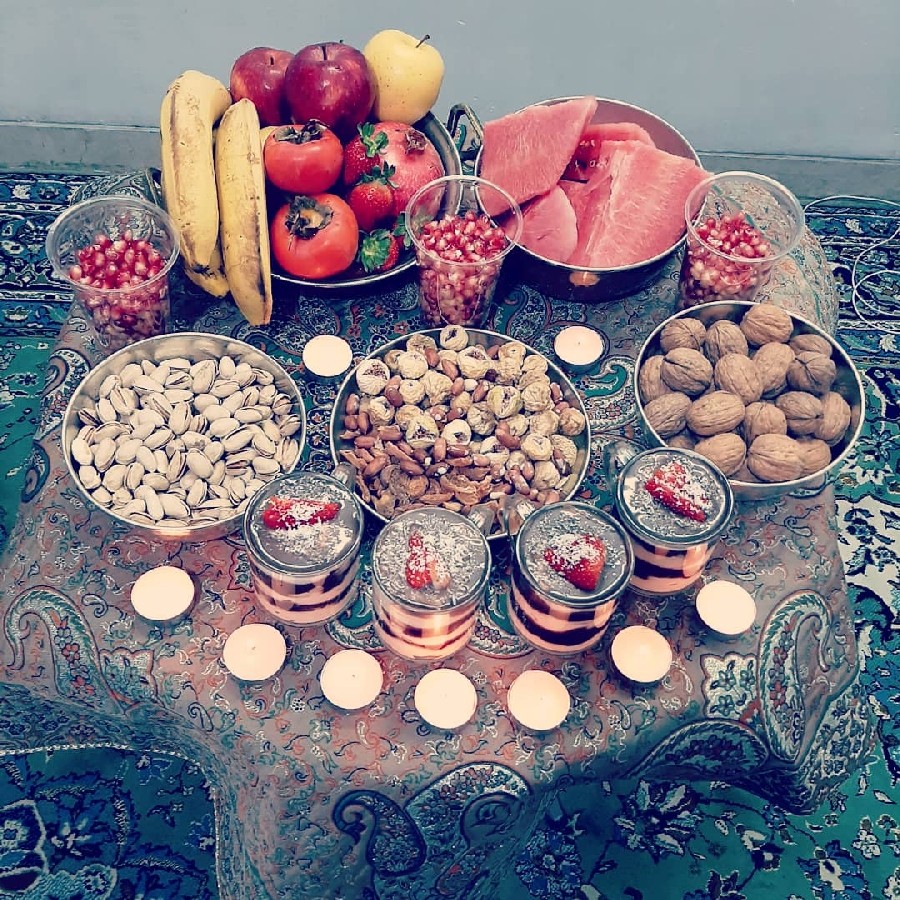 عکس سفره یلدای من