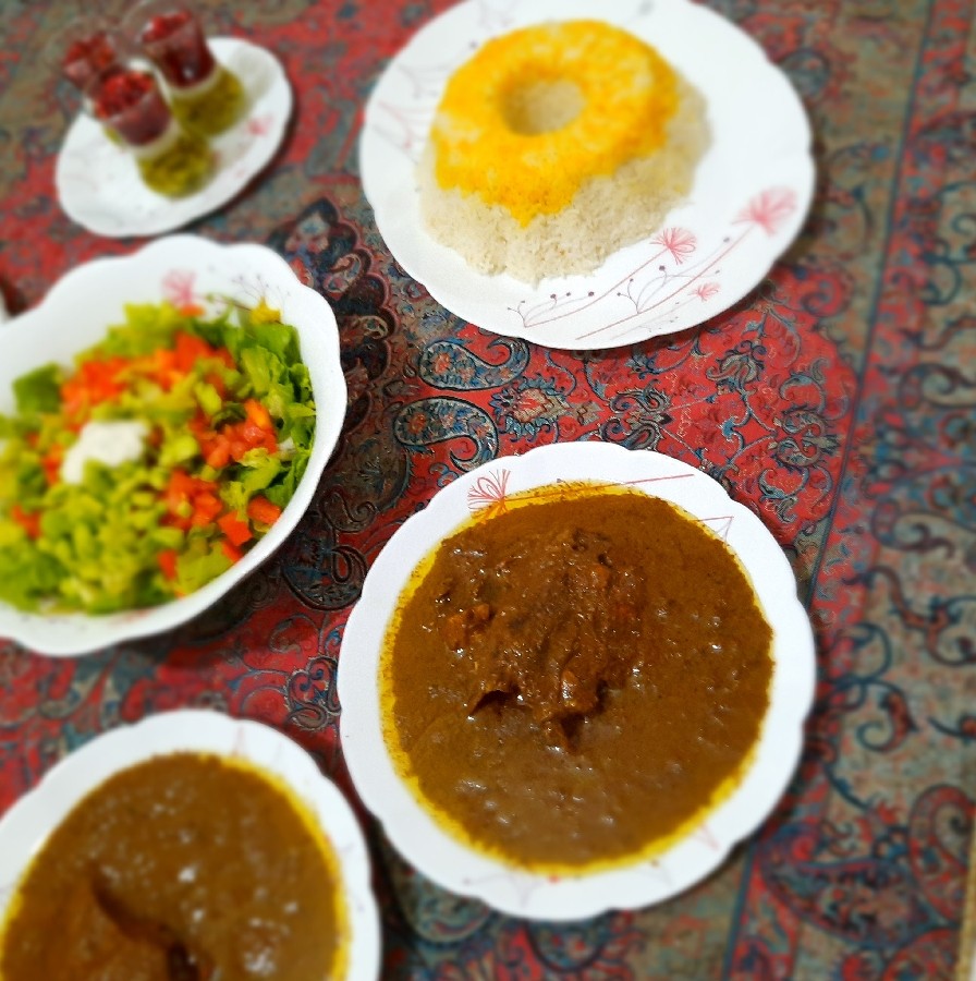 عکس خورش فسنجان با مرغ