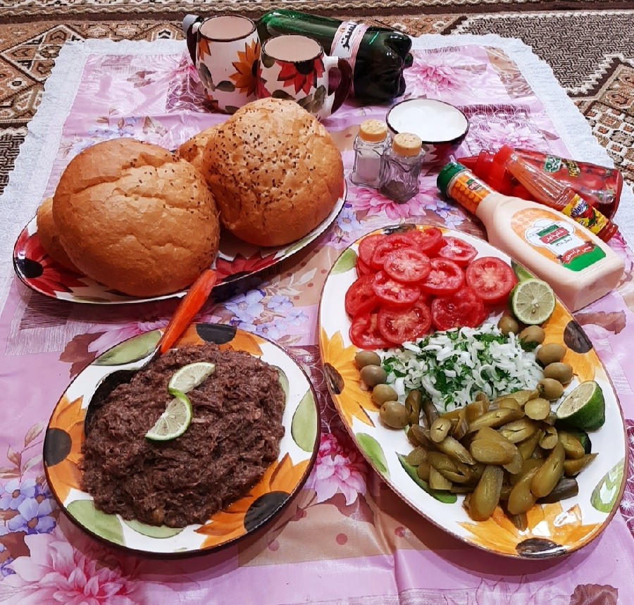 ساندویچ زبان گوساله❤