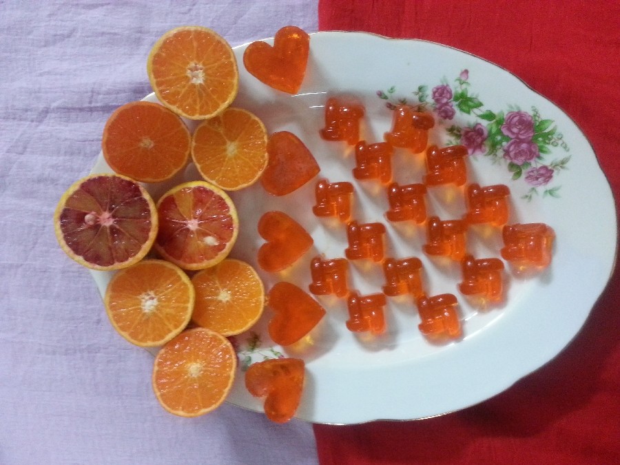 عکس پاستیل پرتقالی
