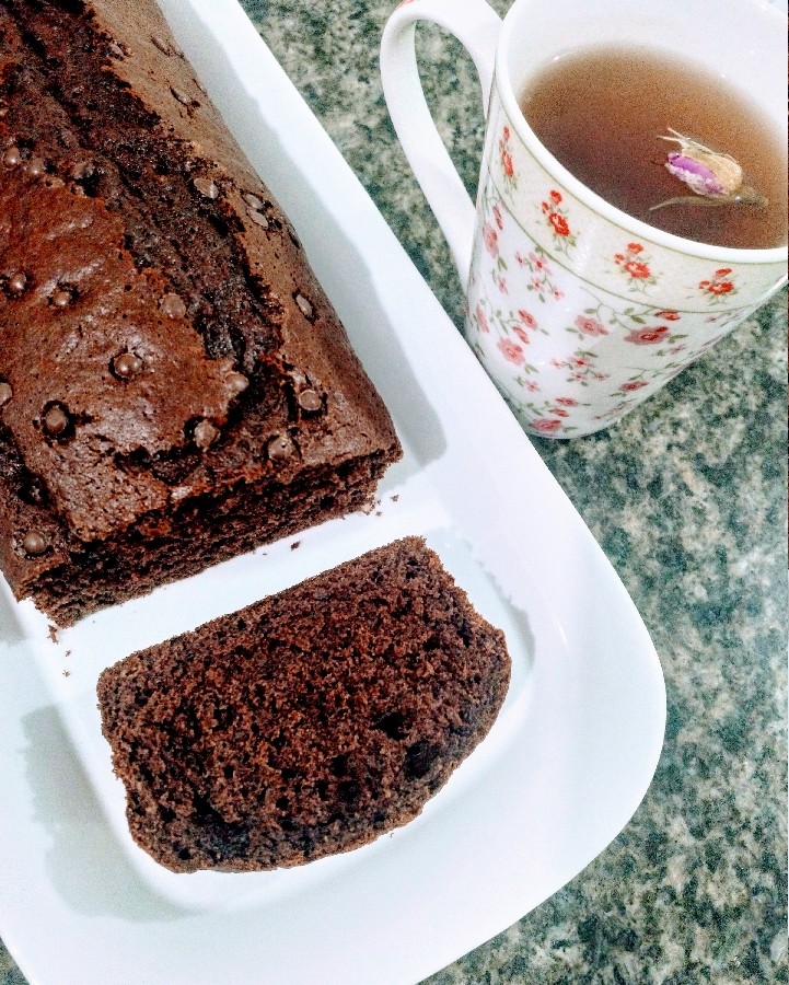 عکس کیک موز_شکلات