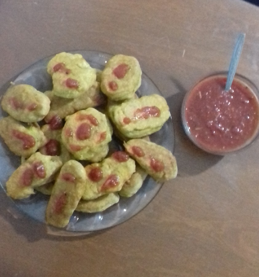 اینم لقمه ? با سس خونگی ? خیلی خوشمزه شده جاتون خالی??