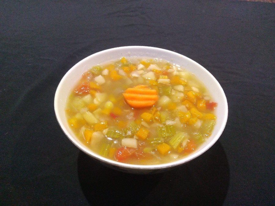 عکس سوپ سیب زمینی به روش چینی 