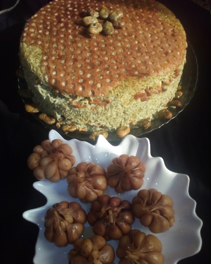 عکس باقلی پلو با مرغ
