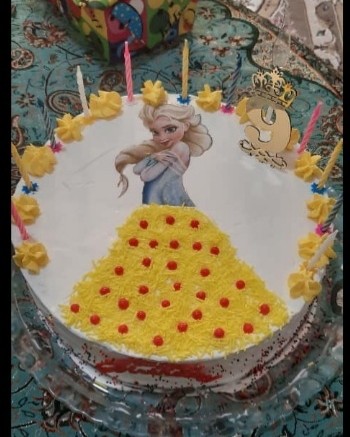 عکس کیک تولد دختر گلم?