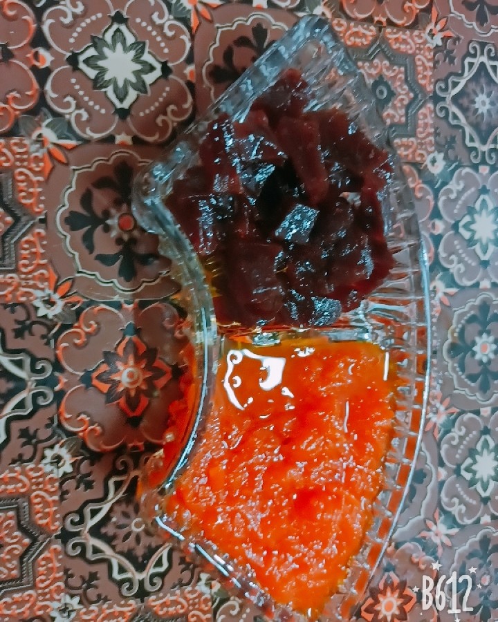 عکس مربای به و هویچ خونگی