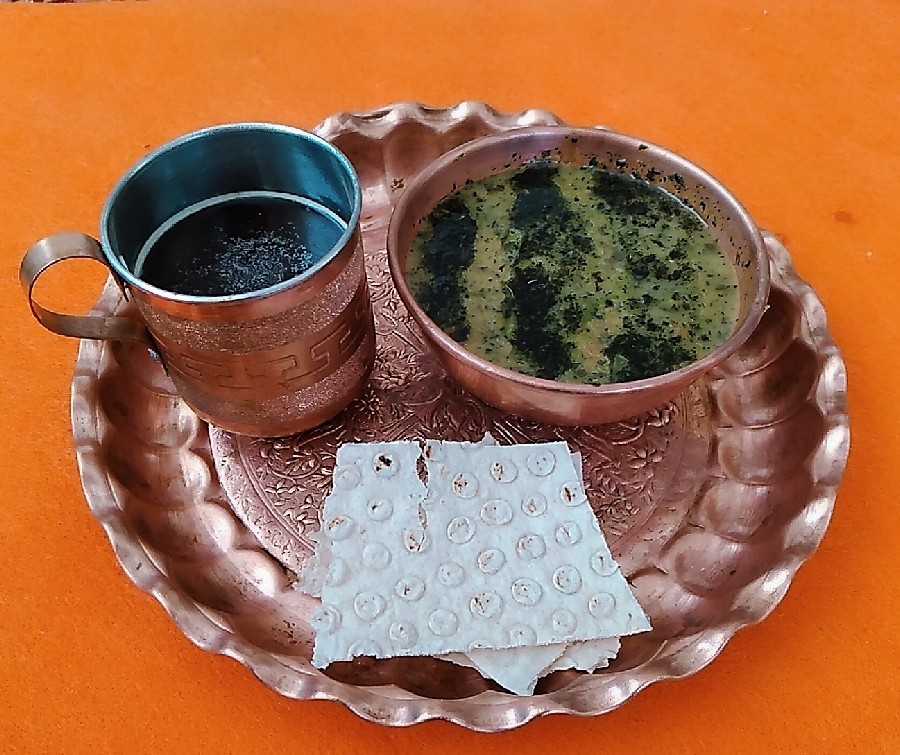 عکس اش ترخینه +شربت شیره انگور