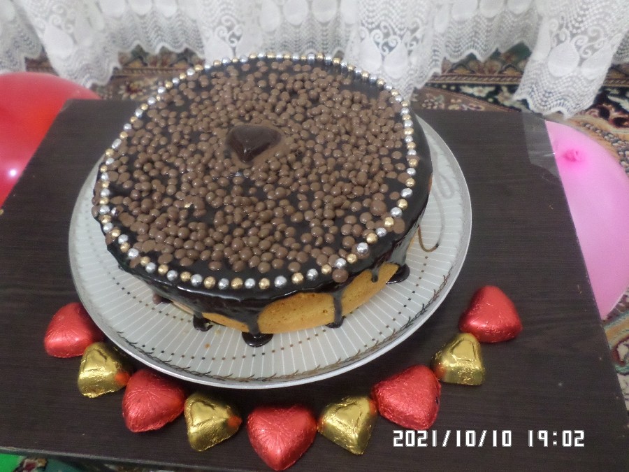 عکس کیک شکلاتی من