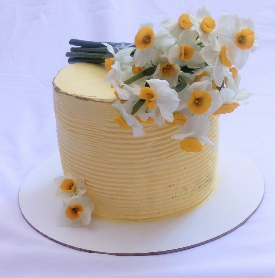 عکس کیک تولد کم خامه (سفارشی)