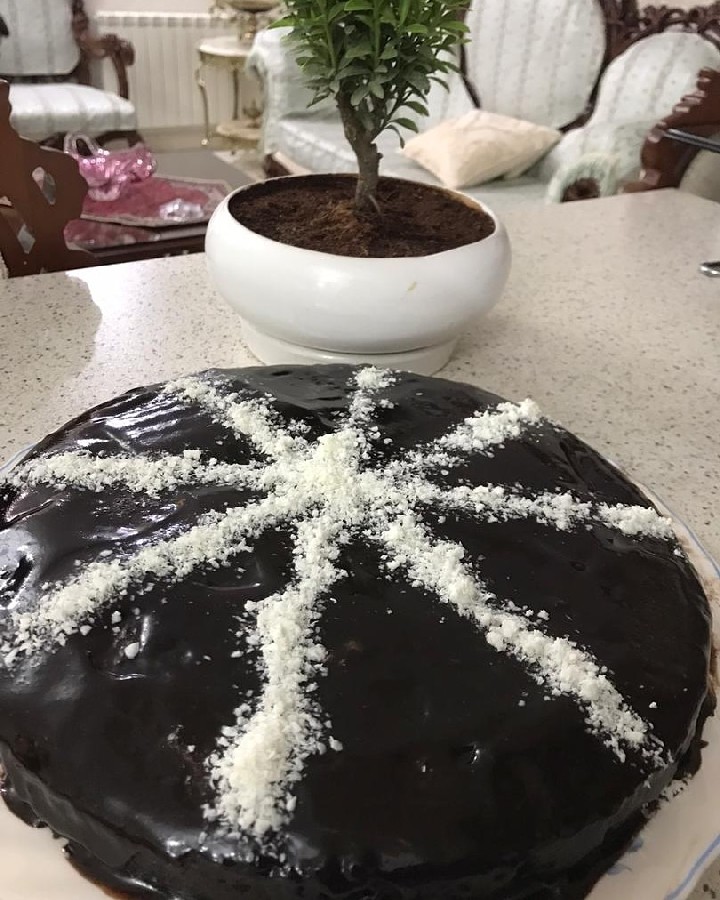کیک دبل چاکلت 