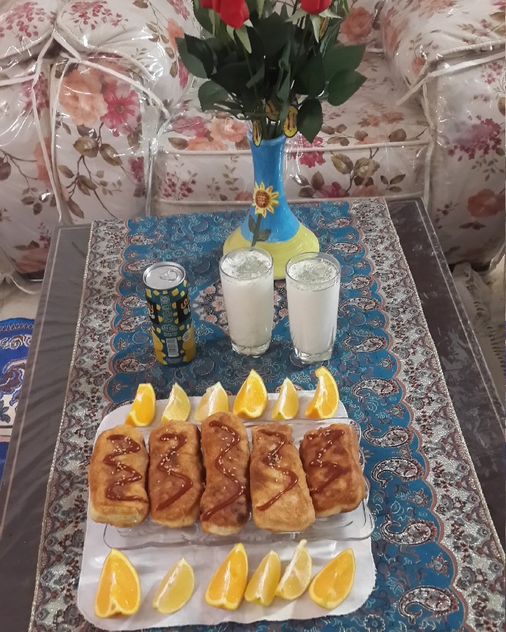 عکس پیراشکی گوشت و سبزیجات
